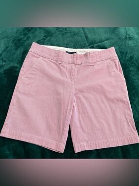 Tommy Hilfiger Pink Mini-Striped Bermuda Shorts